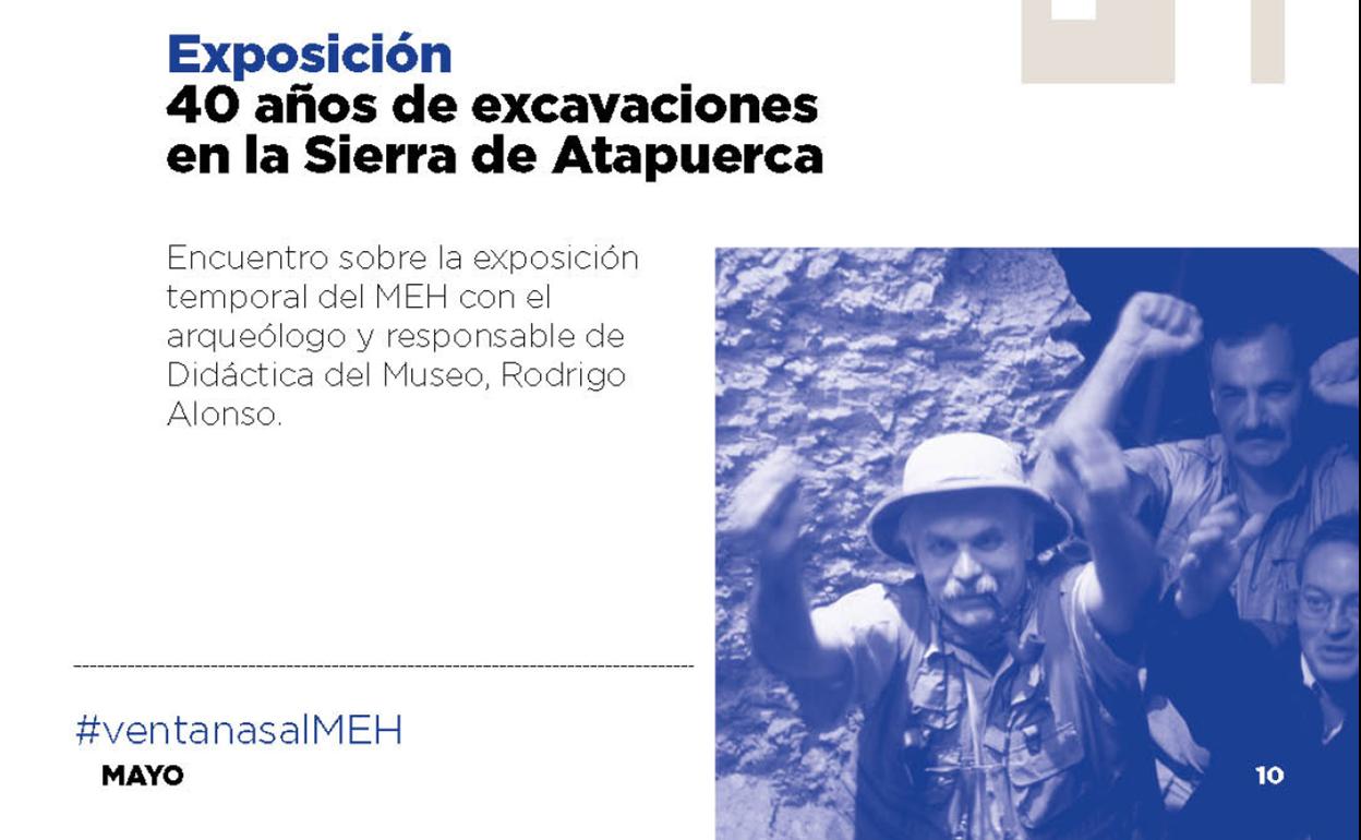 El encuentro online en directo sobre la exposición '40 años de excavaciones en Atapuerca' del MEH congrega a más de 1.100 personas