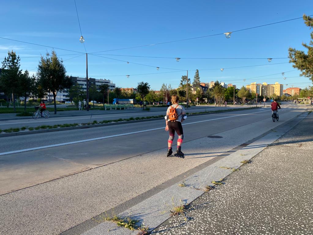 Fotos: Los parques y zonas verdes de Burgos se llenan cada tarde