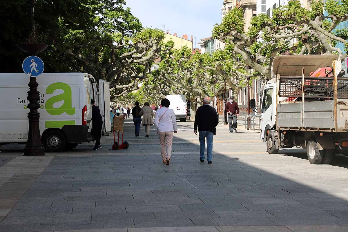 Desescalada Fotos: El uso de las mascarillas se impone en Burgos