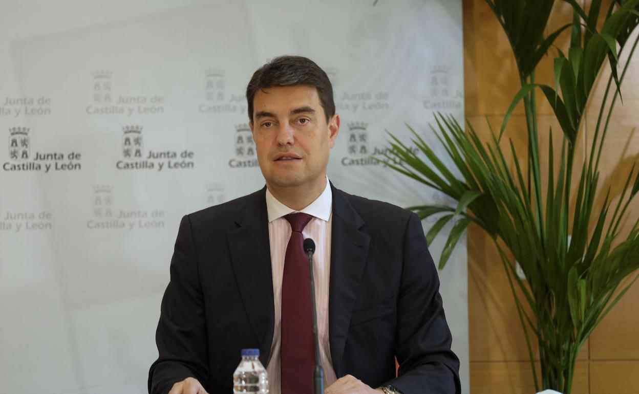 El consejero de la Presidencia, Ángel Ibáñez.