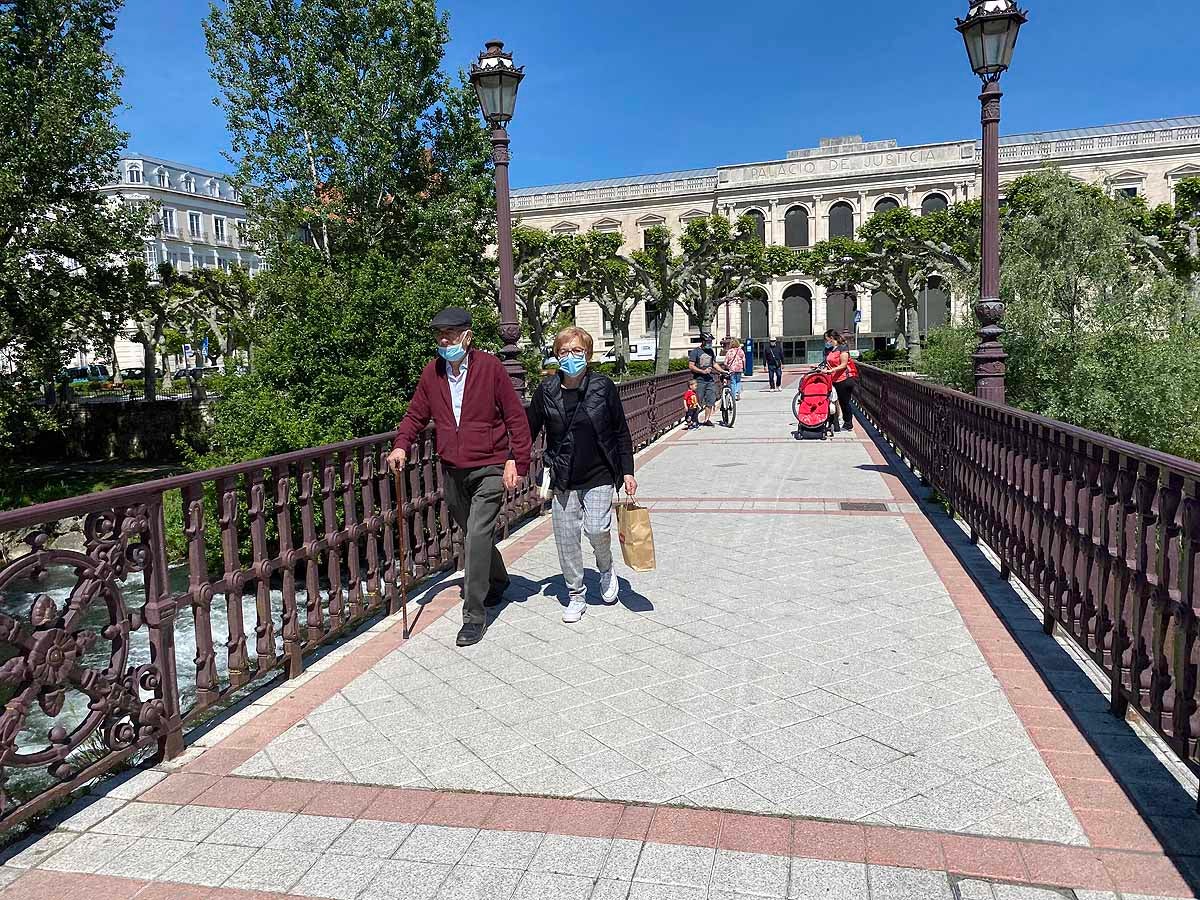 Fotos: Desfile de mascarillas en las calles de Burgos