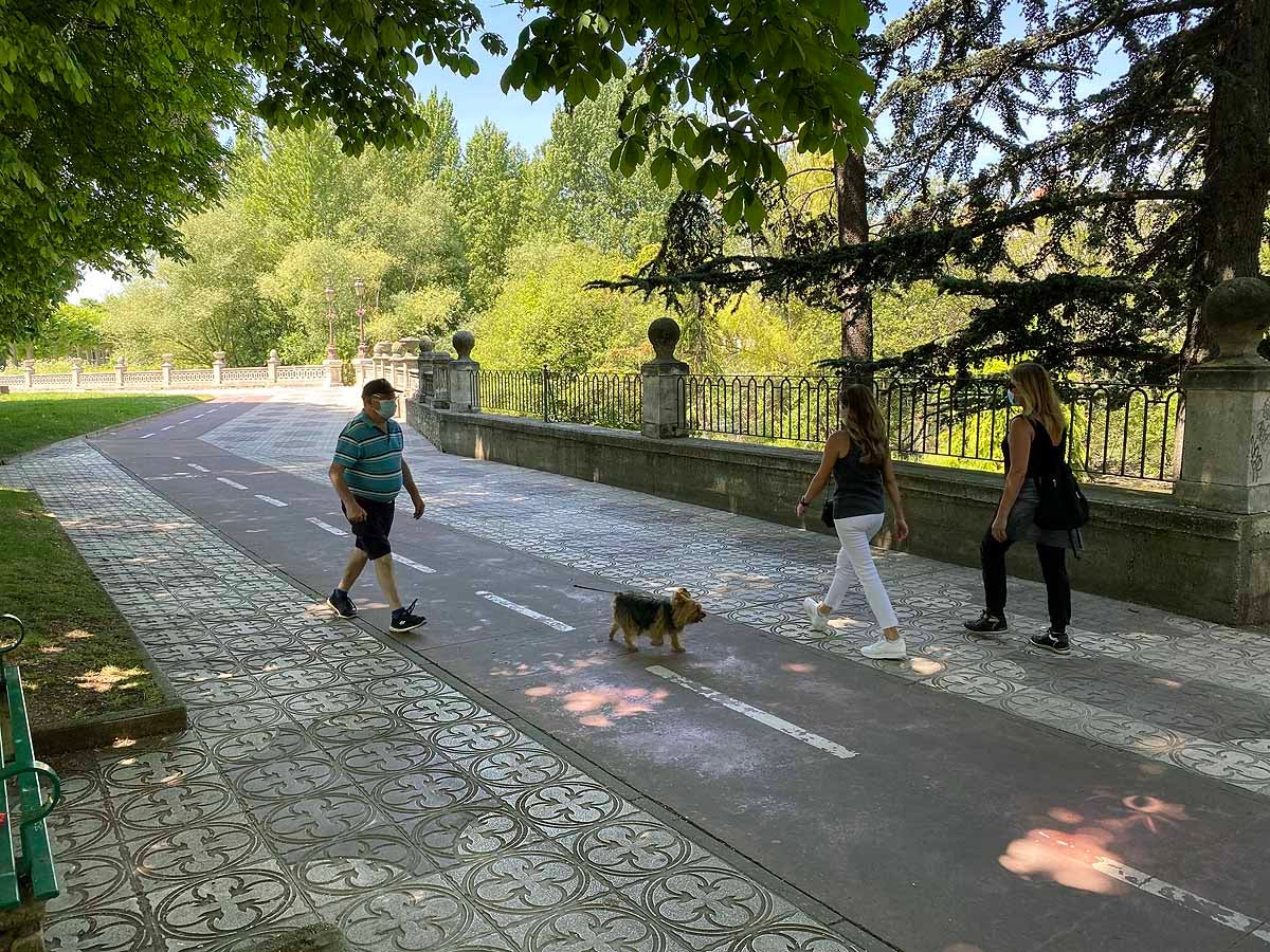 Burgos Fotos: El verano se adelanta en la capital