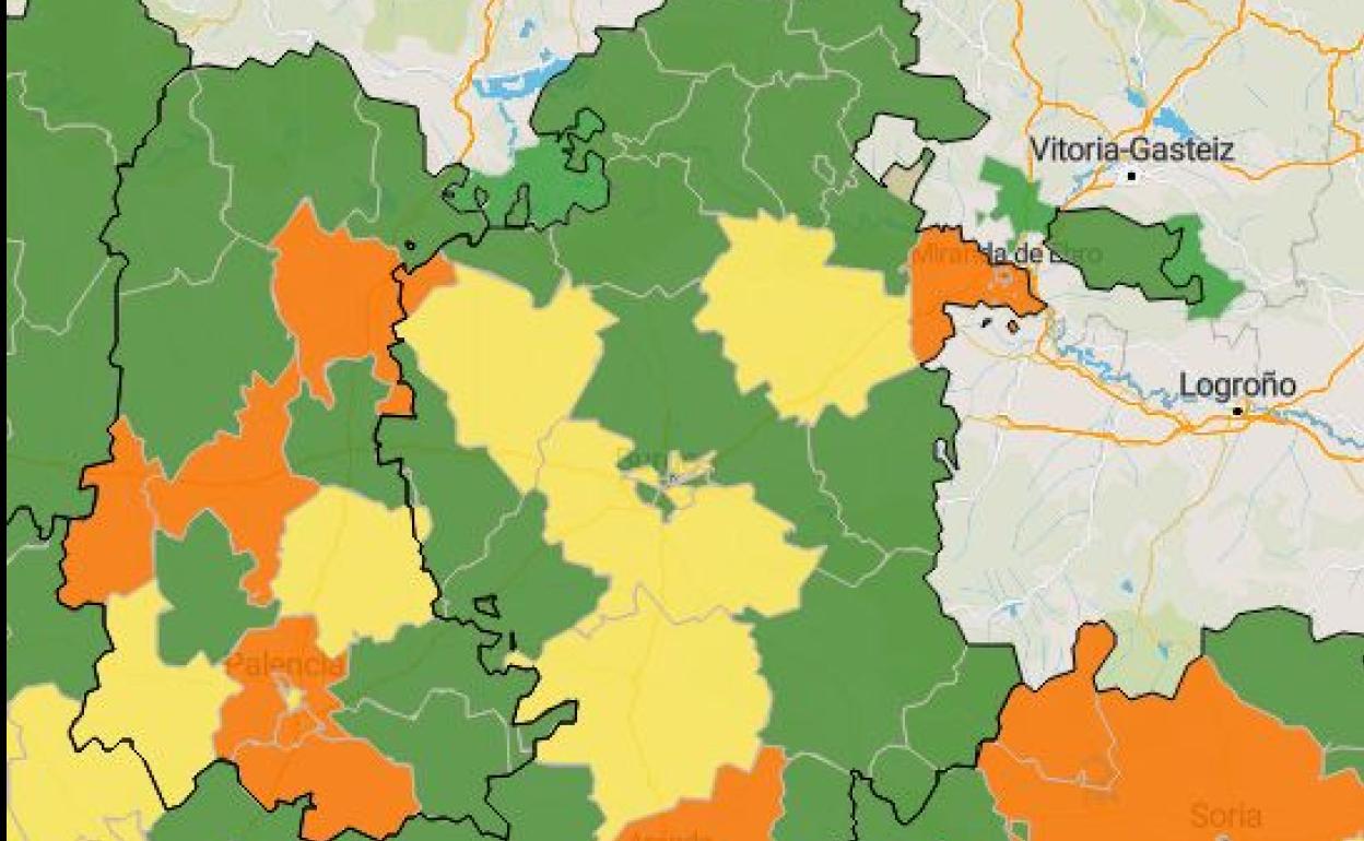 Las doce zonas básicas de salud de Burgos en fase 1 siguen libres de casos nuevos de la covid-19, junto con Villarcayo, Medina y Salas