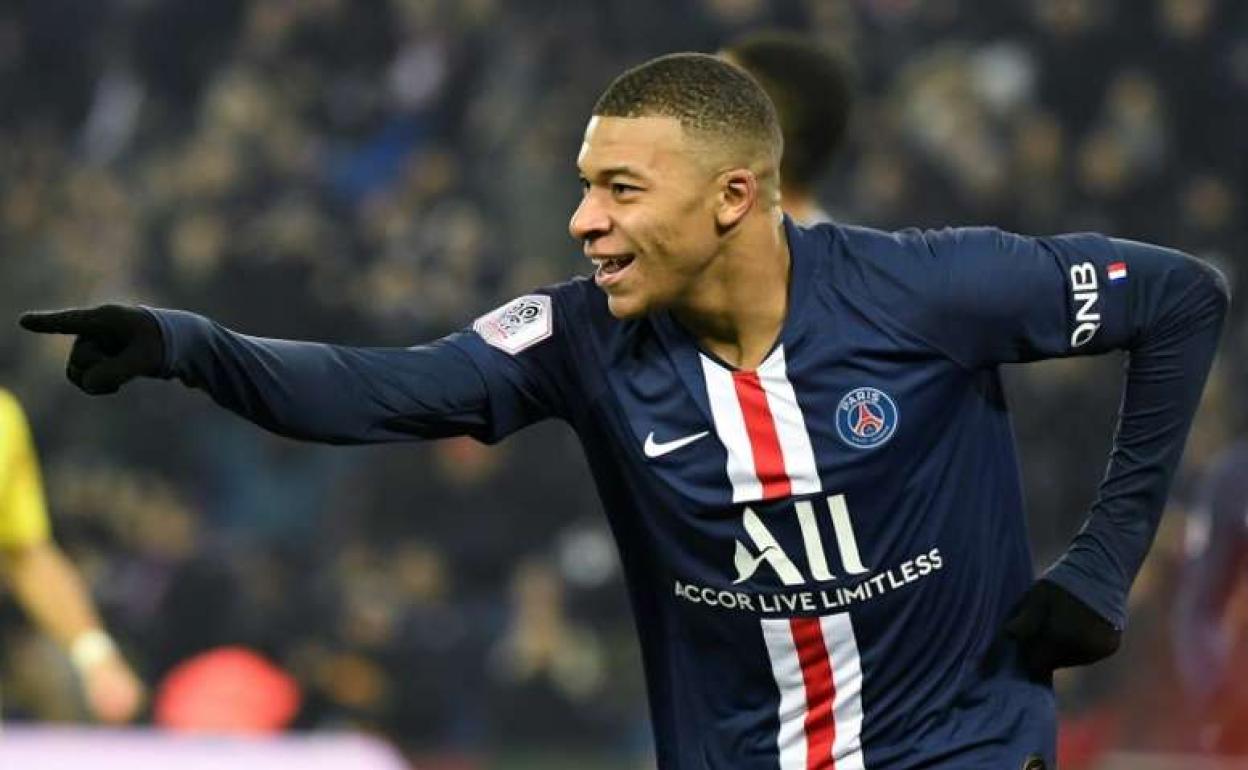 El joven astro francés del PSG, Kylian Mbappé. 