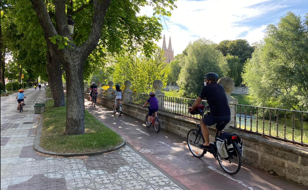 Burgos estrenará dos ciclocarriles para evitar contagios por la covid-19