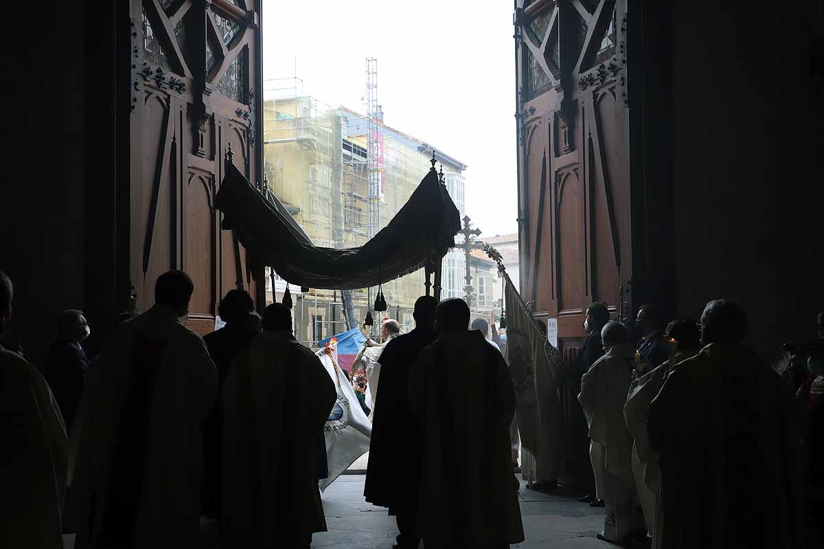 Fotos: El Corpus en tiempos de pandemia en Burgos