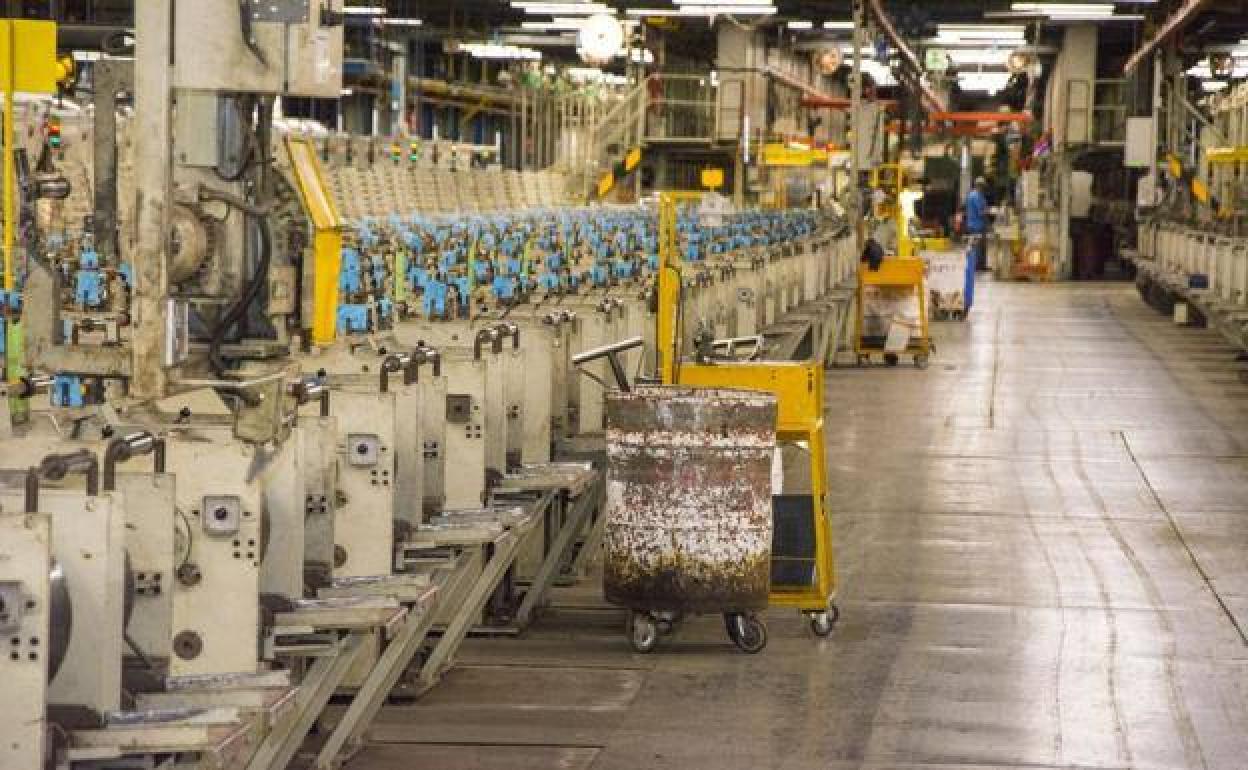 Imagen de archivo del interior de una empresa.