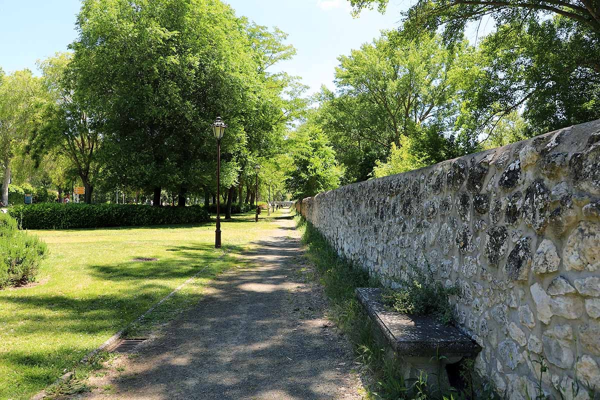 El recinto de El Parral permanece cerrado, al igual que el monasterio de las Huelgas | Hasta estos puntos se han acercado muchos burgaleses hoy para sacar una foto «histórica» mientras que la tradicional jira por El Parral tendrá que esperar un año más. 