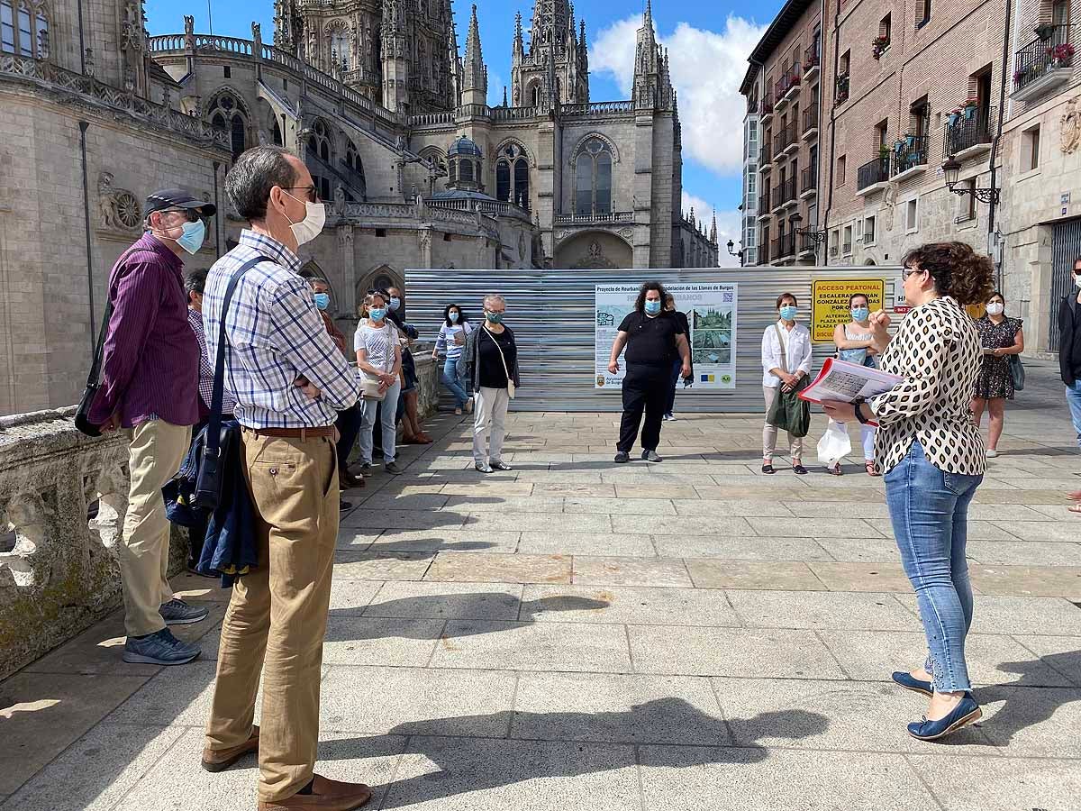 Fotos: Los burgaleses conocen a pie de obra el nuevo proyecto para Las Llanas