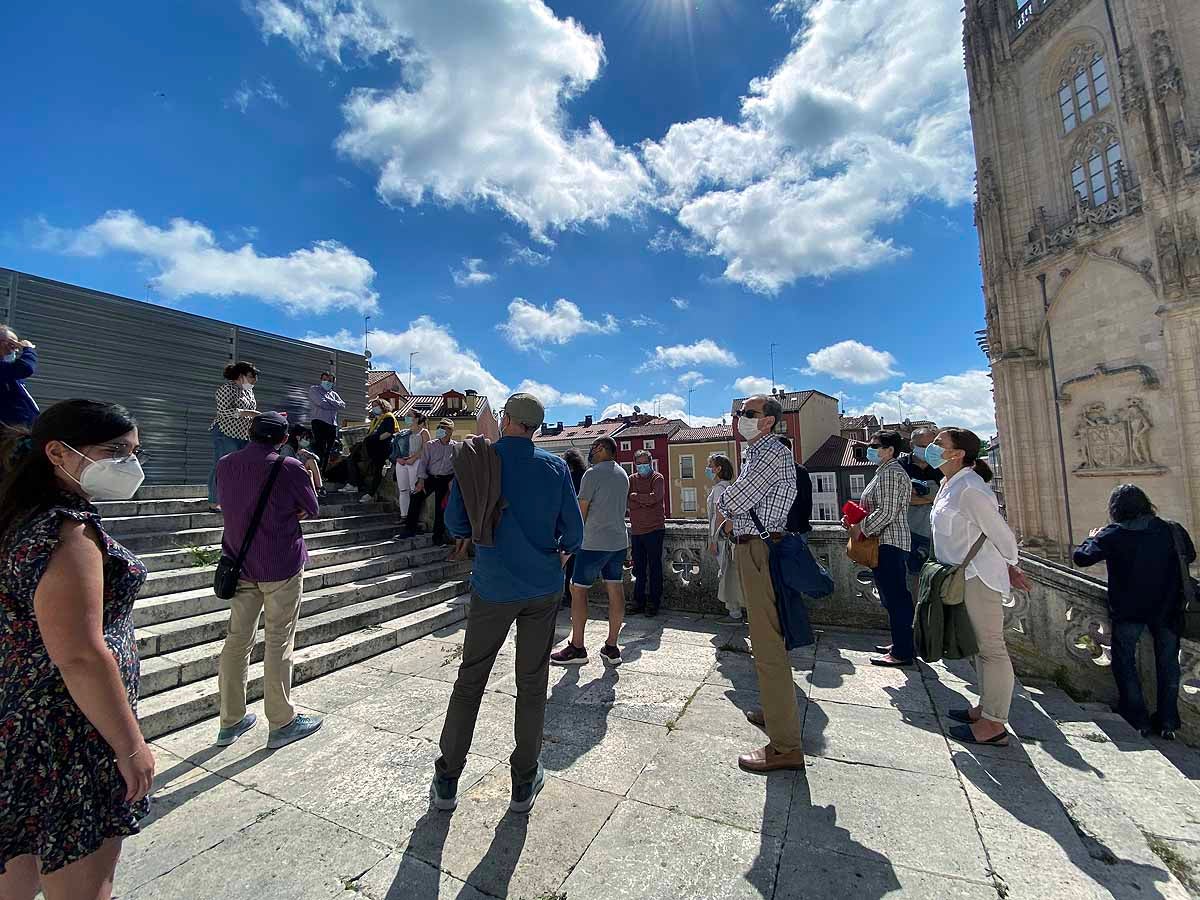 Fotos: Los burgaleses conocen a pie de obra el nuevo proyecto para Las Llanas