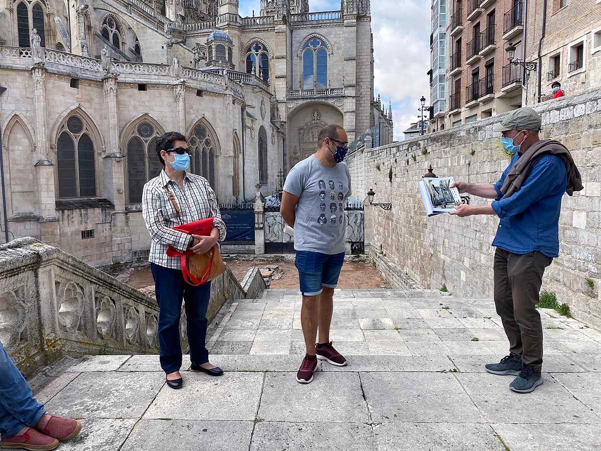 Fotos: Los burgaleses conocen a pie de obra el nuevo proyecto para Las Llanas