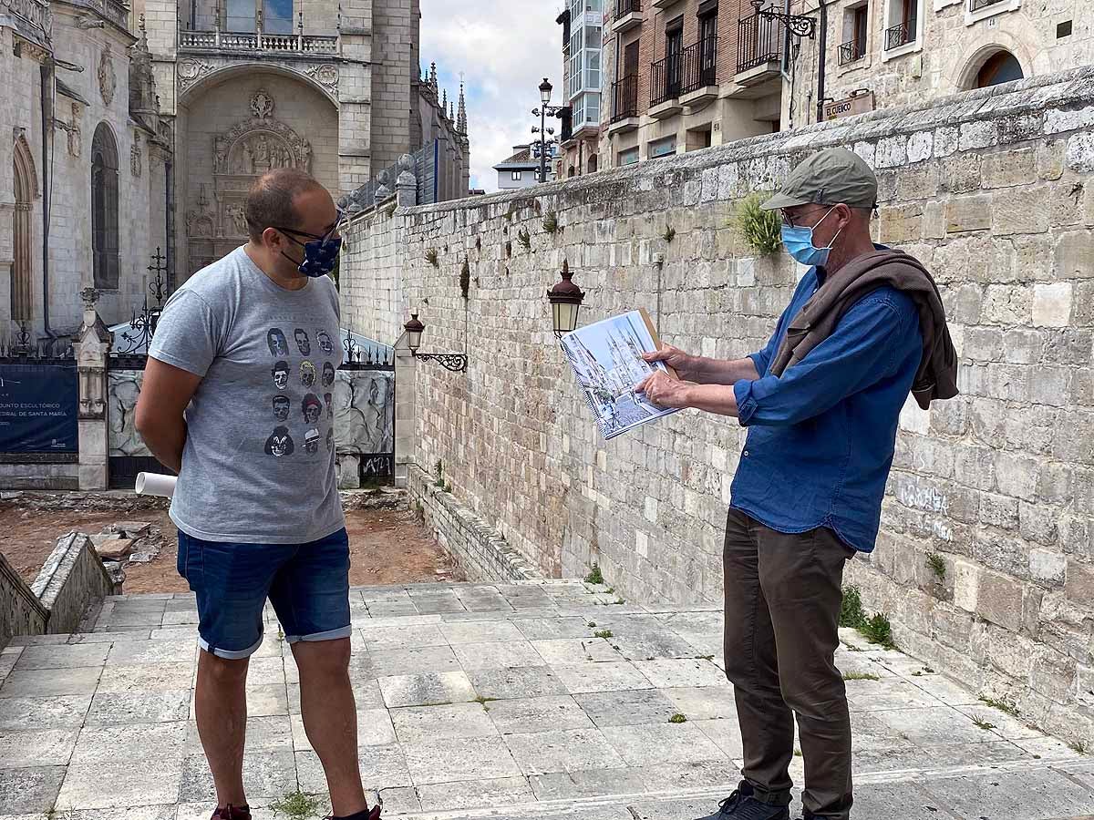 Fotos: Los burgaleses conocen a pie de obra el nuevo proyecto para Las Llanas