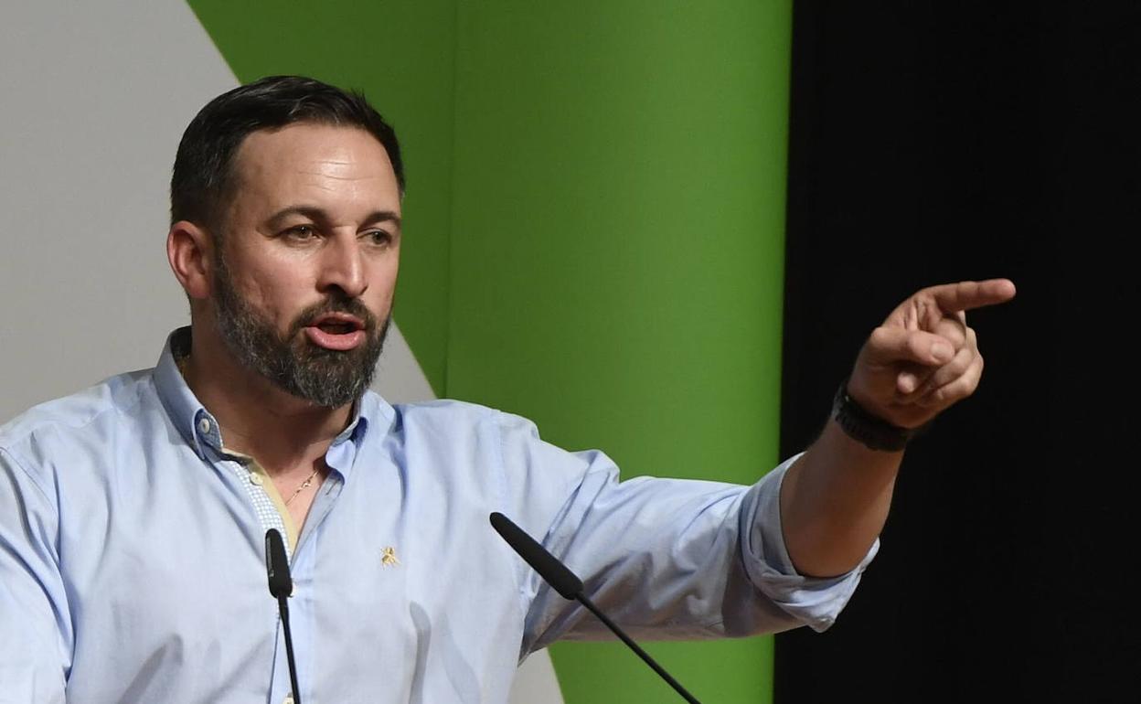 Santiago Abascal, líder de Vox. 