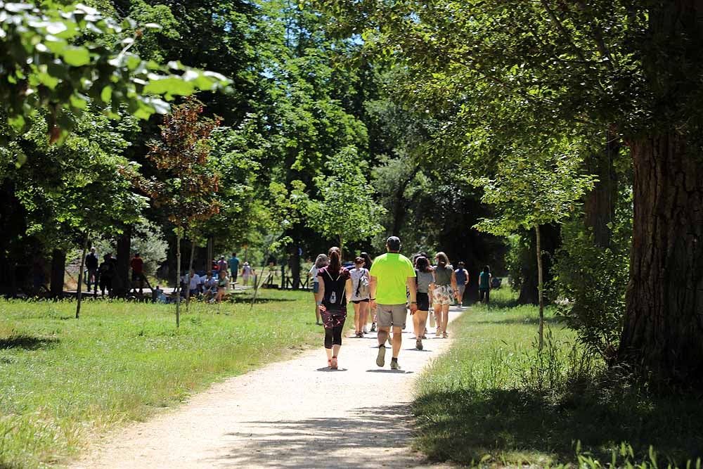 Fotos: Fuentes Blancas, como un domingo de verano cualquier el día del Burgalés Ausente