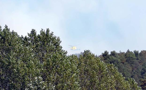 Un fuego calcina 24,85 hectáreas de terreno agrícola en Revilla-Vallejera