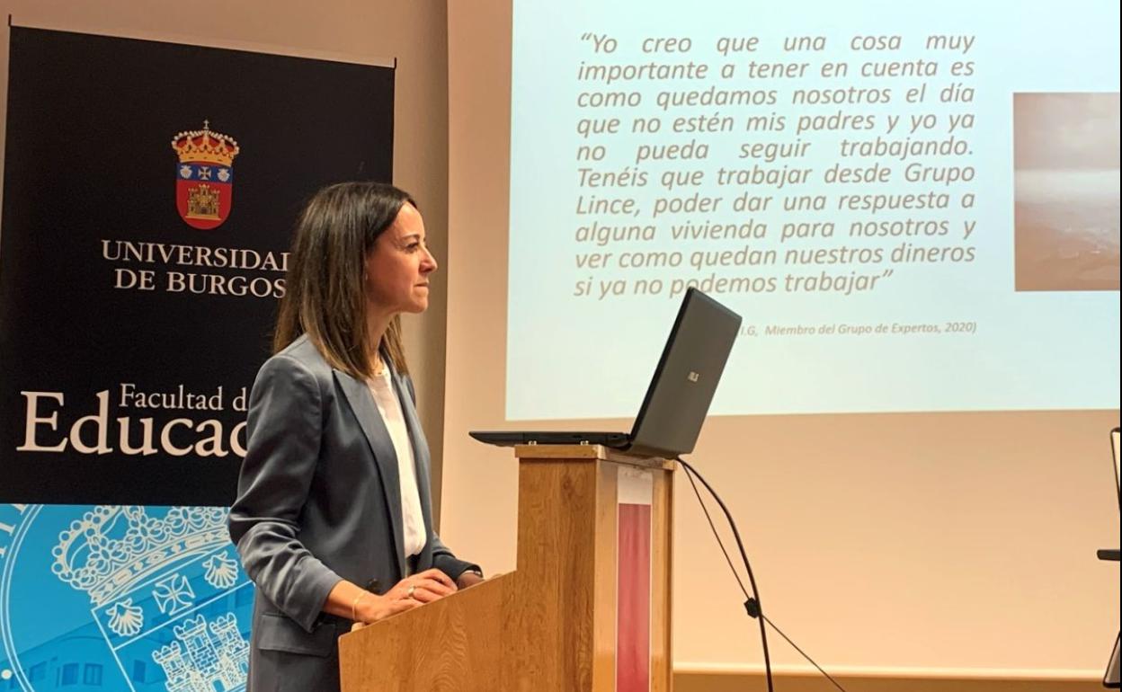 Teresa Ortega defiende en la UBU la primera tesis doctoral presencial durante la crisis de la covid