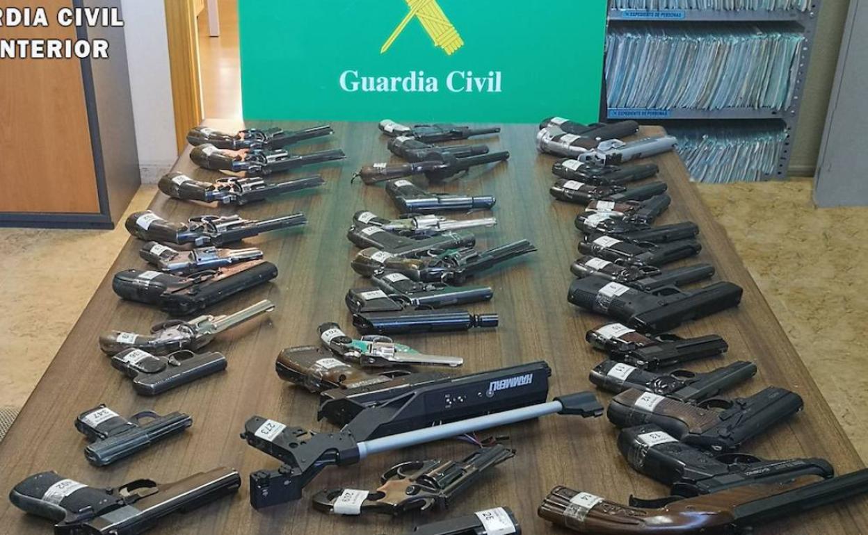 La Guardia Civil destruye 649 armas en la provincia en el último año