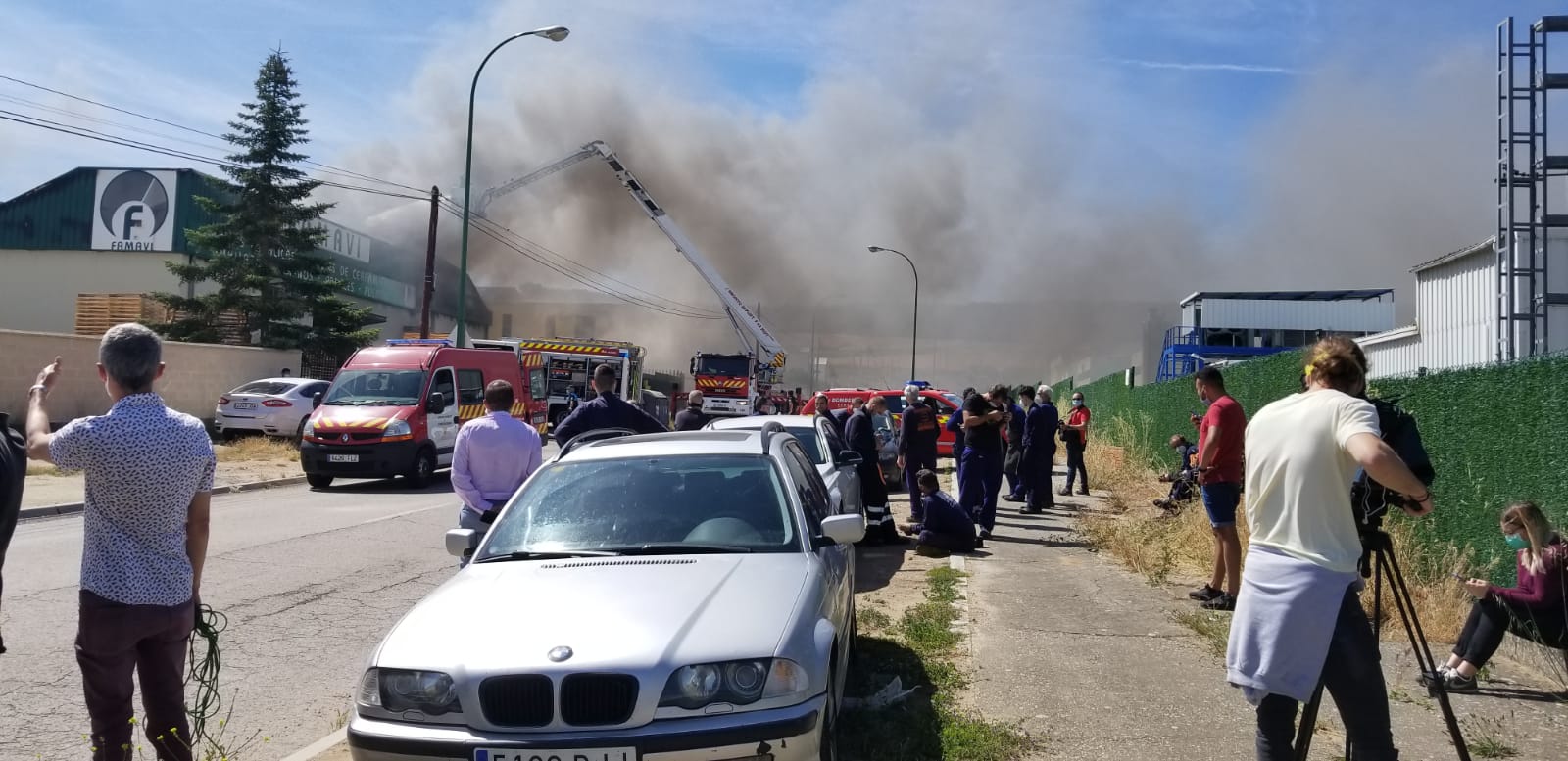 Fotos: Incendio en la nave de Famavi