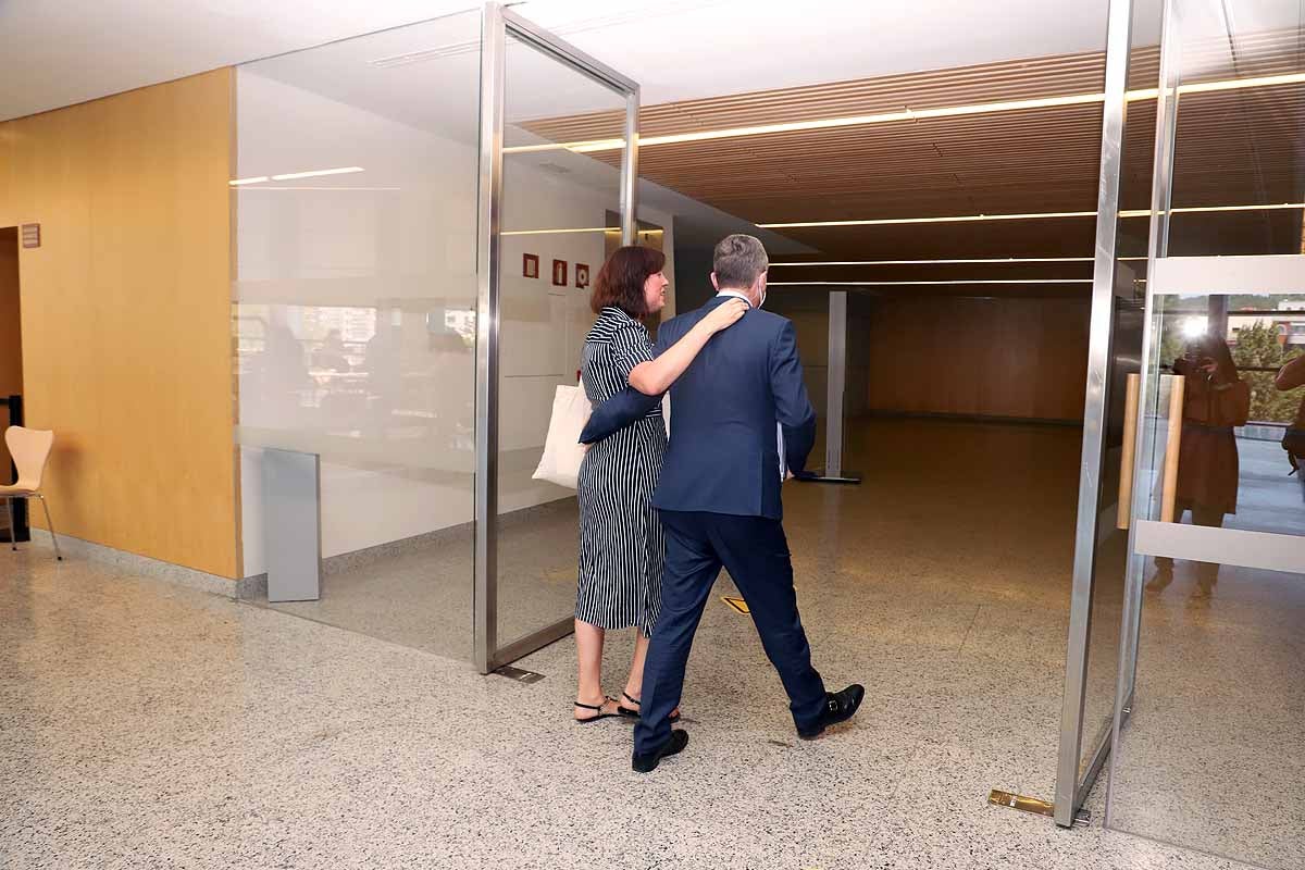 Fotos: Homenaje a Javier Lacalle en su último pleno en Burgos
