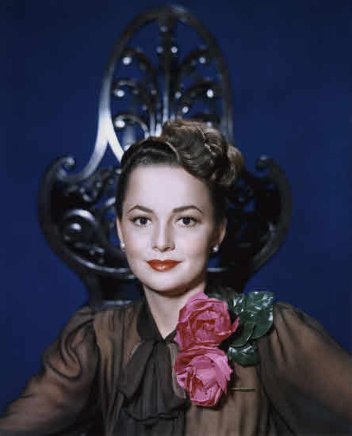 La legendaria actriz estadouniense Olivia de Havilland