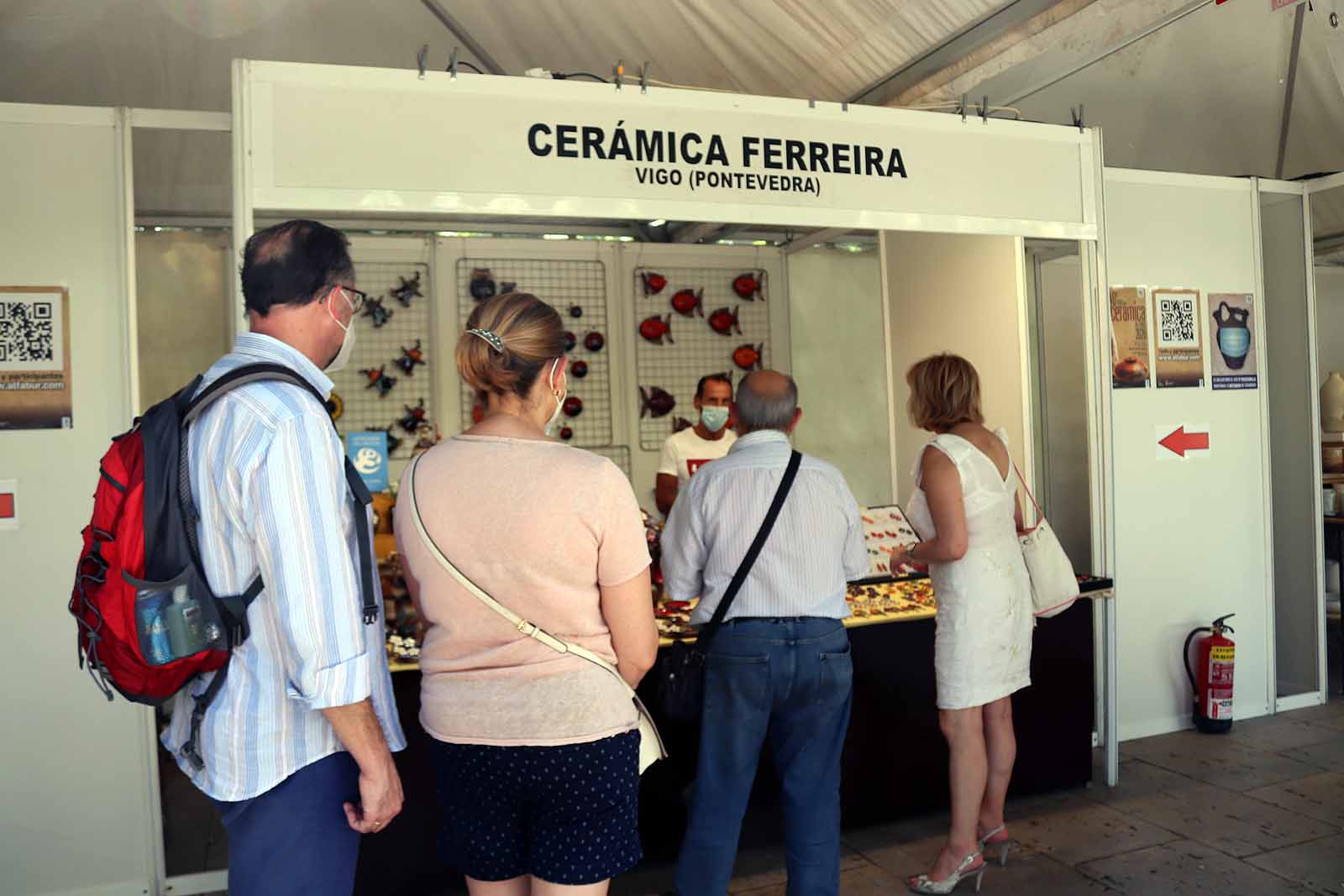 Fotos: Arranca en Burgos la primera feria de cerámica en España post confinamiento