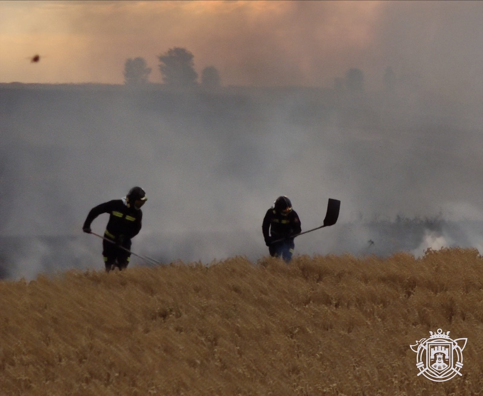 Fotos: Un incendio en Villagonzalo-Pedernales activa las alarmas en Burgos