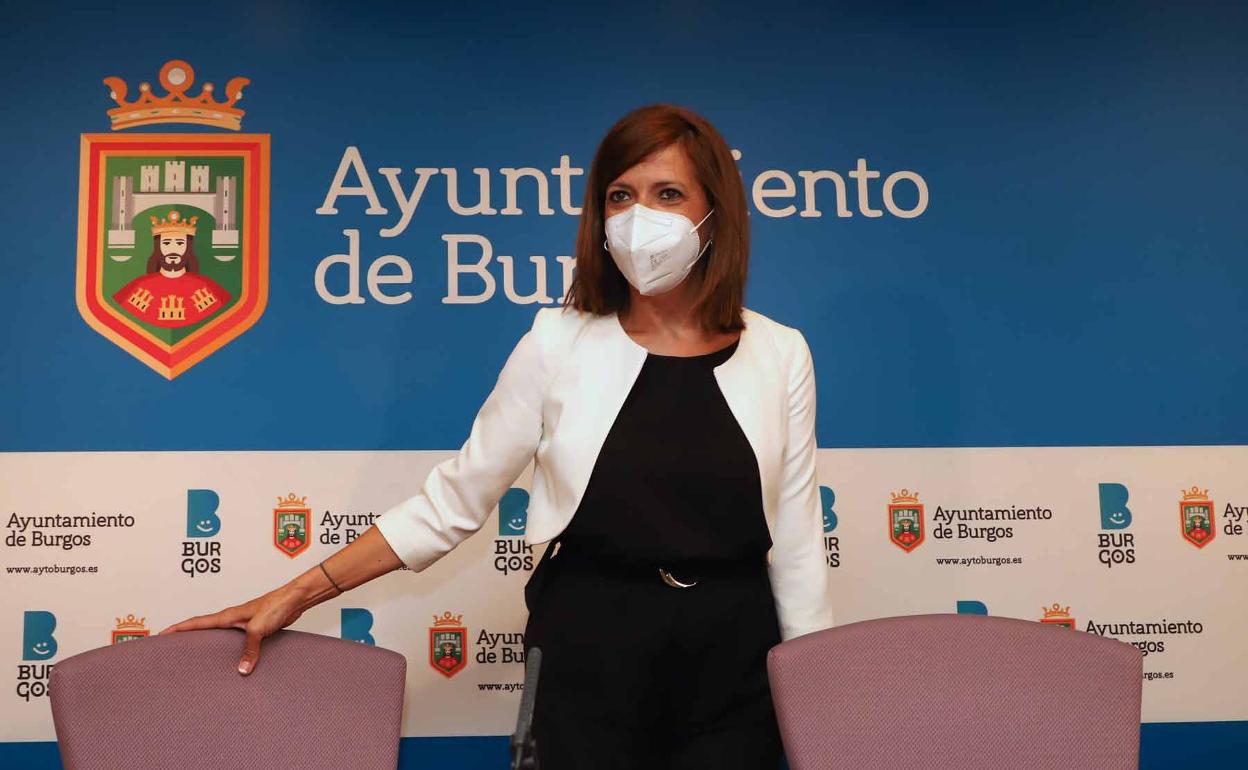 La alcaldesa en funciones, Nuria Barrio. 