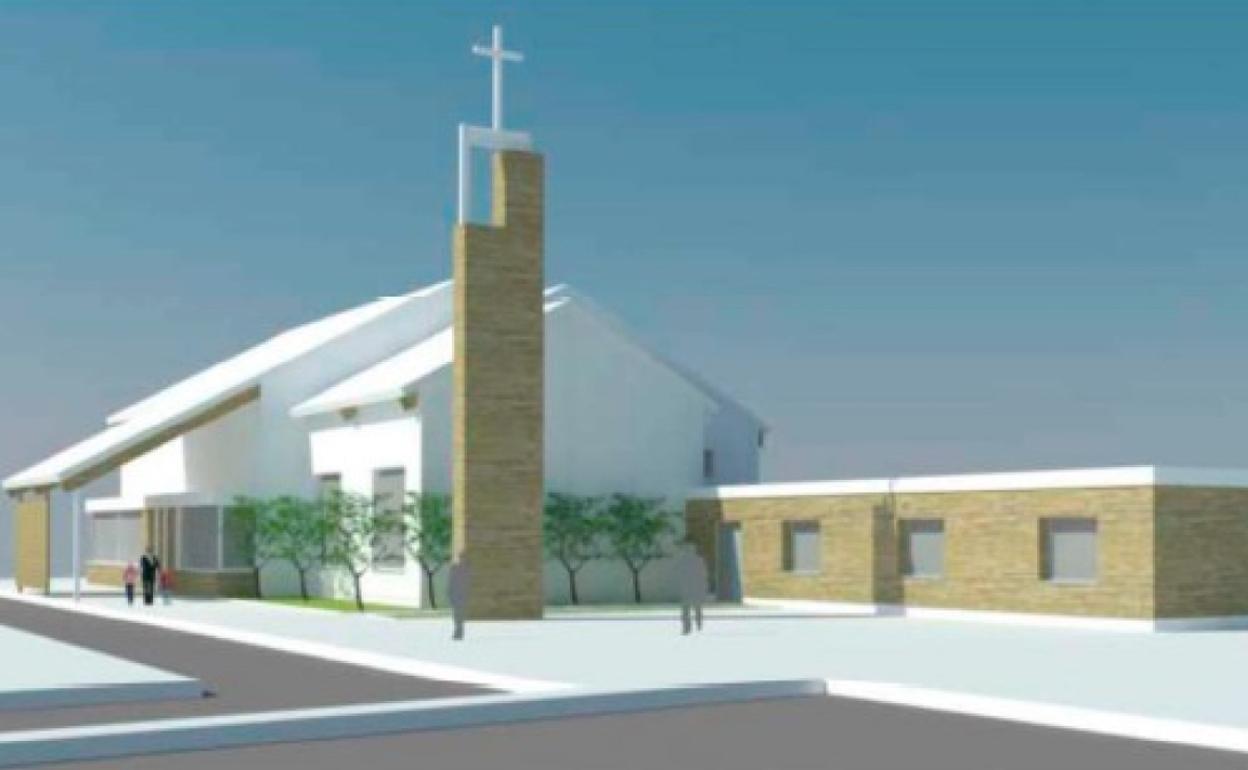 Las obras de construcción de la parroquia San Juan Pablo II en Villímar  Oeste estarán finalizadas en un año | BURGOSconecta