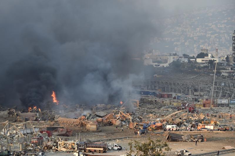 Fotos: La explosión en el puerto de Beirut, en imágenes