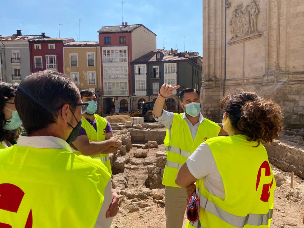 Fotos: Daniel de la Rosa visita las obras de remodelación de Las Llanas