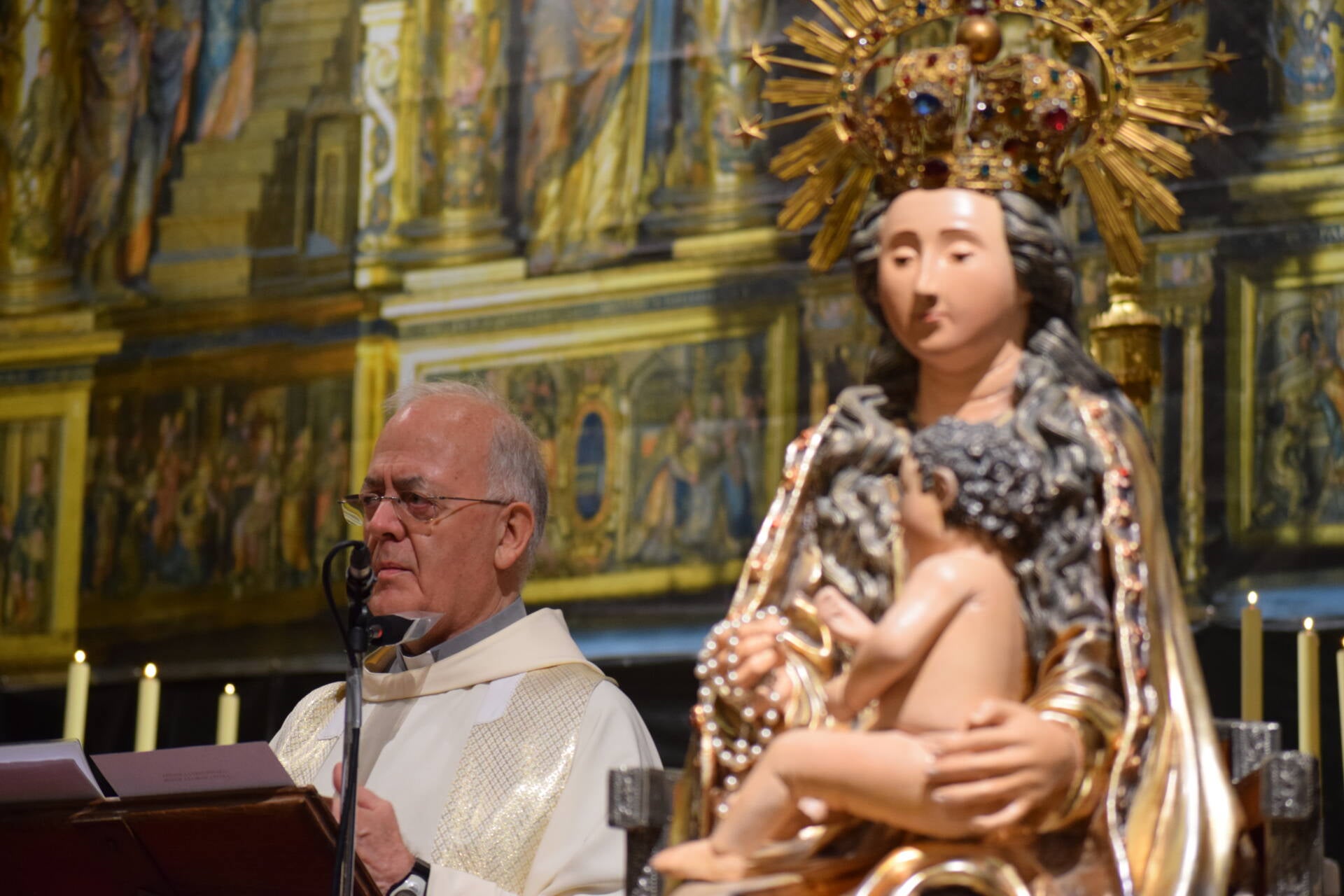Fotos: La festividad de Santa María La Mayor se adapta en tiempos de la covid-19