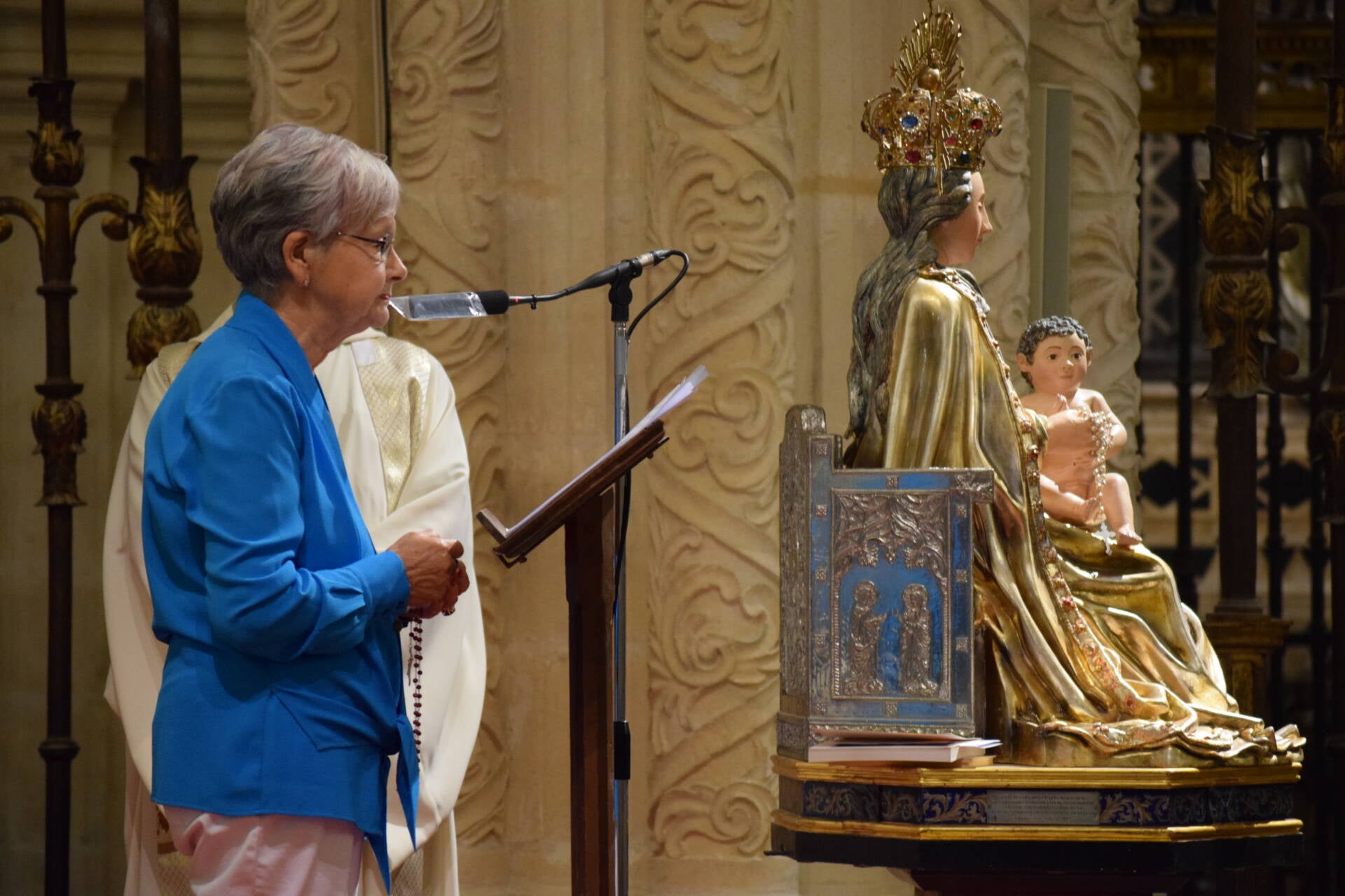 Fotos: La festividad de Santa María La Mayor se adapta en tiempos de la covid-19