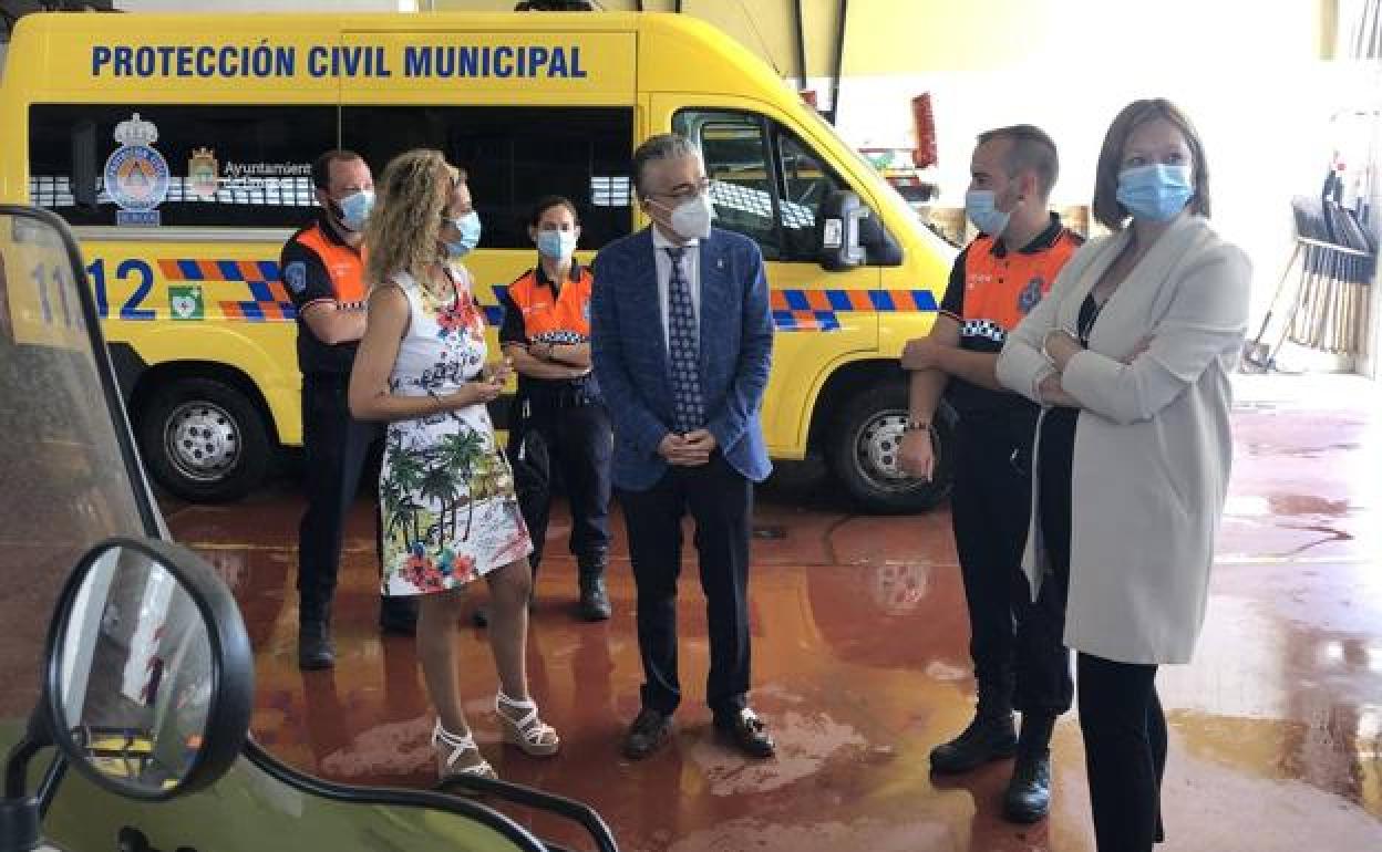 El acuerdo de colaboración entre administraciones se visibilizó el pasado viernes con una visita institucional a Protección Civil Burgos.