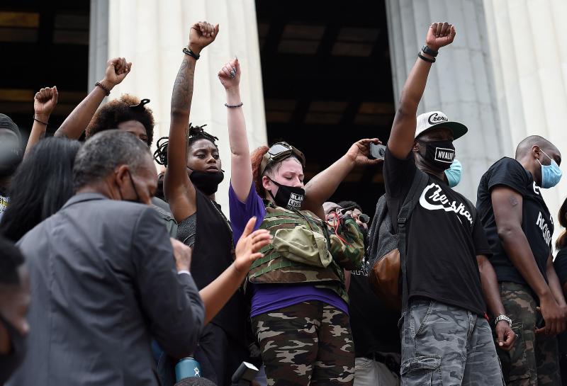 Fotos: La marcha contra el racismo en Washington, en imágenes