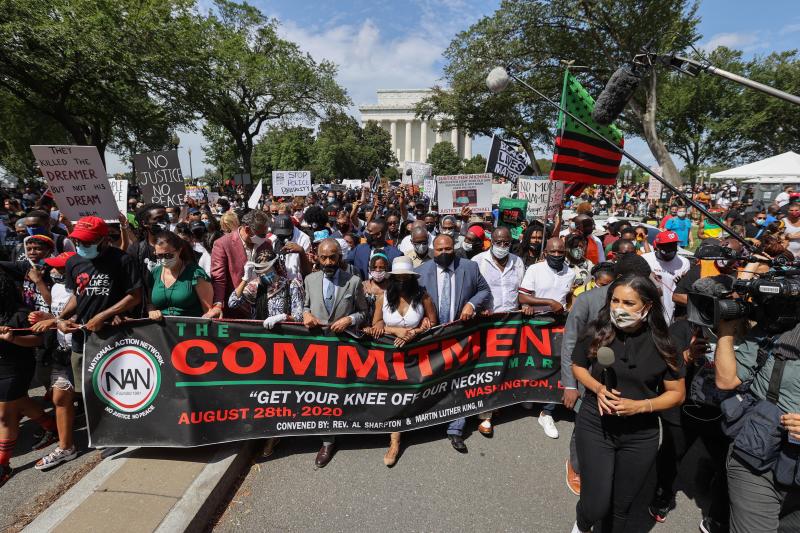 Fotos: La marcha contra el racismo en Washington, en imágenes