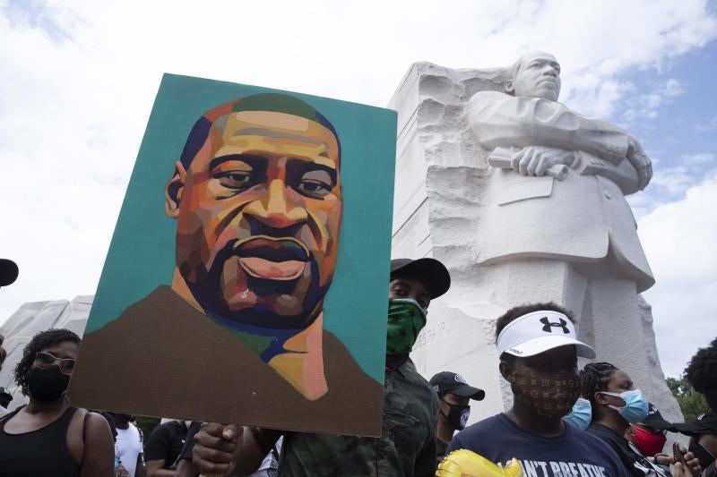 Fotos: La marcha contra el racismo en Washington, en imágenes