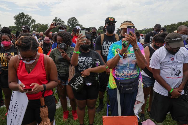 Fotos: La marcha contra el racismo en Washington, en imágenes