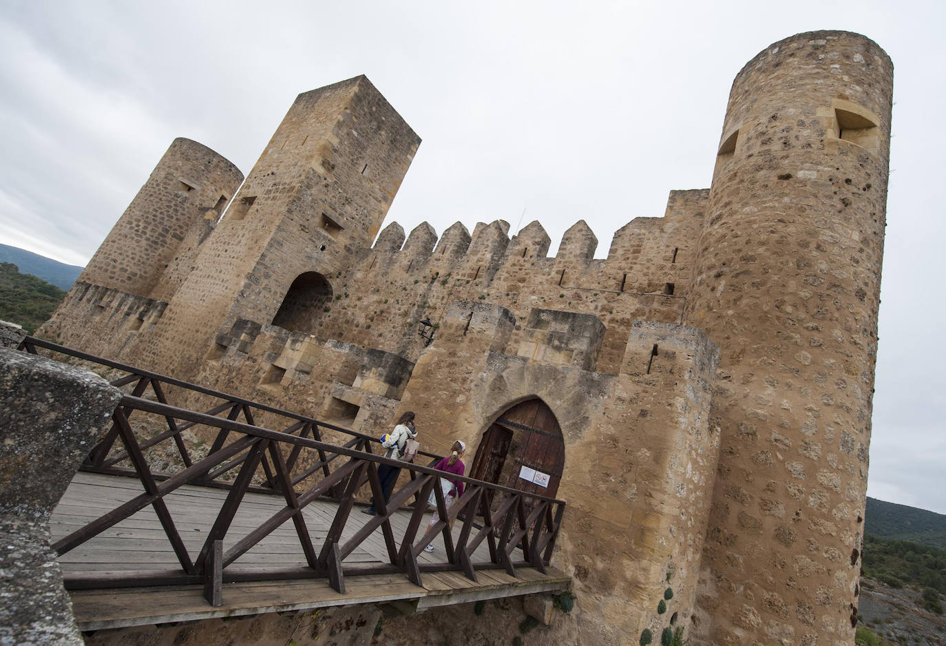 El castillo de la localidad de Frías. 