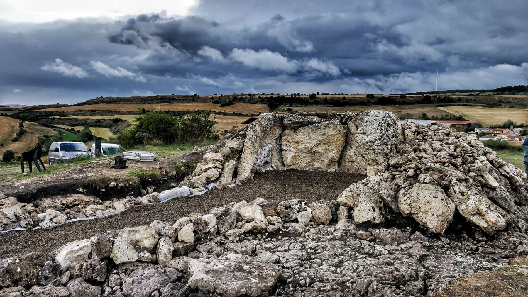 Fotos: Campaña de excavaciones en el dolmen de El Pendón