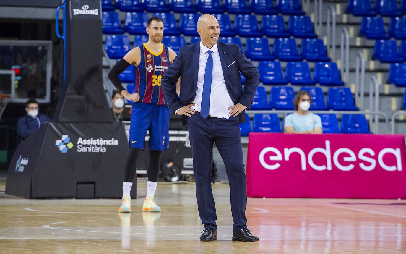 Fotos: Imágenes del encuentro entre el Barça y el Hereda San Pablo