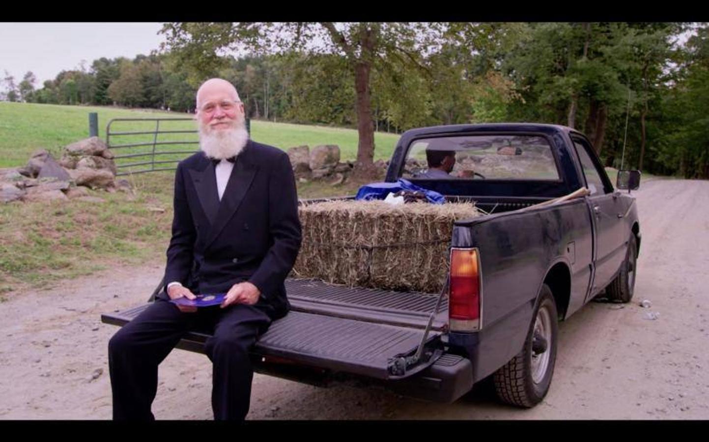 David Letterman, durante su intervención. 