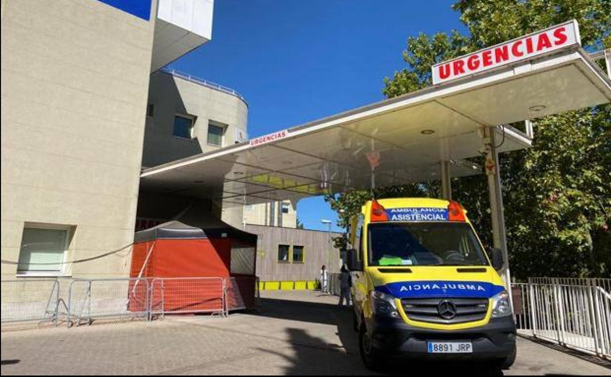 Hospital Santos Reyes de Aranda, uno de los más afectados en la provincia.