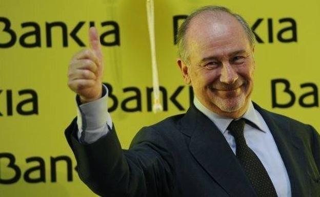 Rodrigo Rato, el día de la salida a Bolsa de Bankia. 