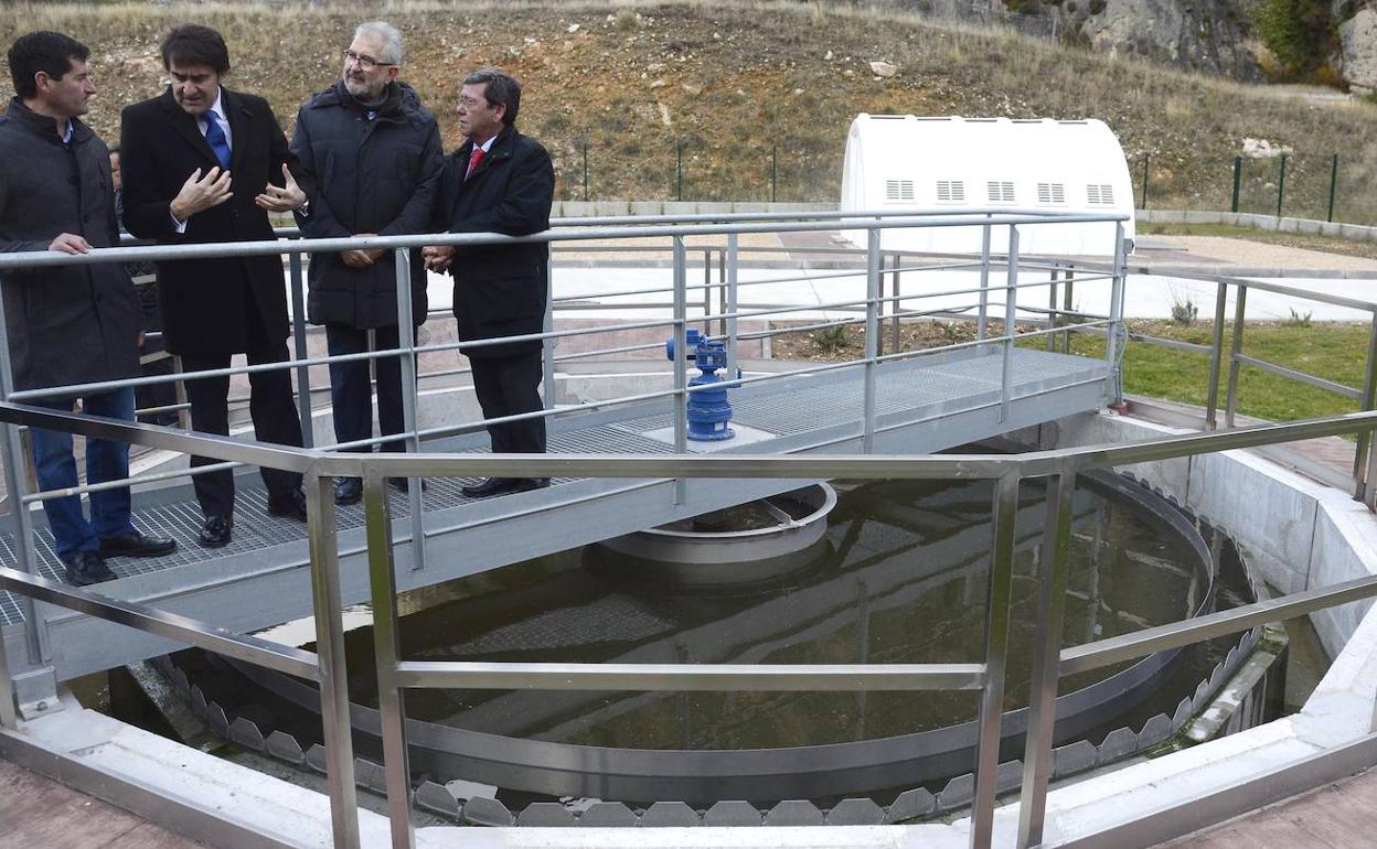 Imagen de archivo de la depuradora de Pancorbo. 
