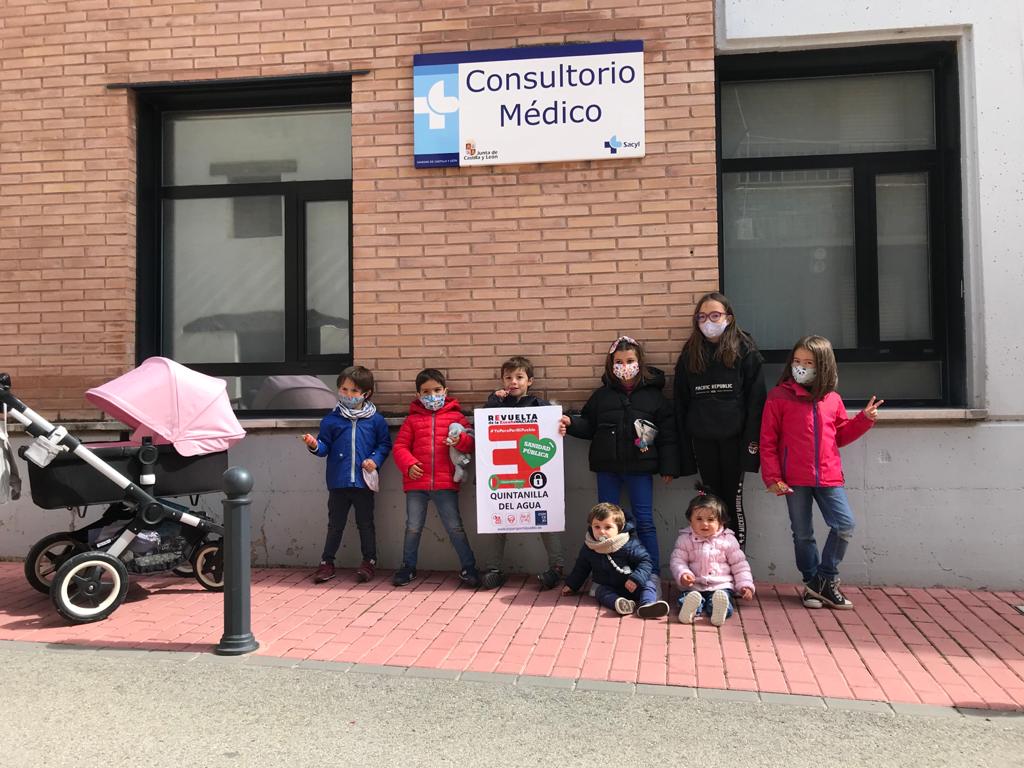 Fotos: Los pueblos burgaleses responden a la concentración nacional en defensa de la sanidad rural