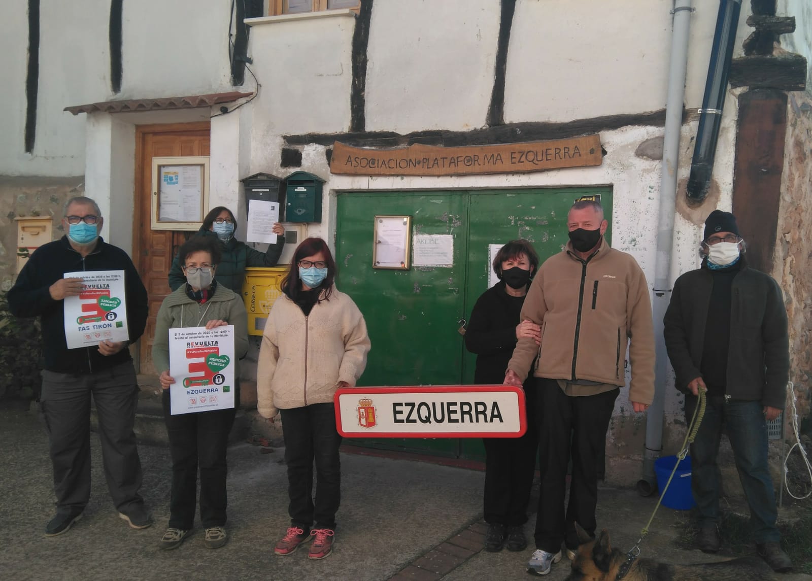 Fotos: Los pueblos burgaleses responden a la concentración nacional en defensa de la sanidad rural