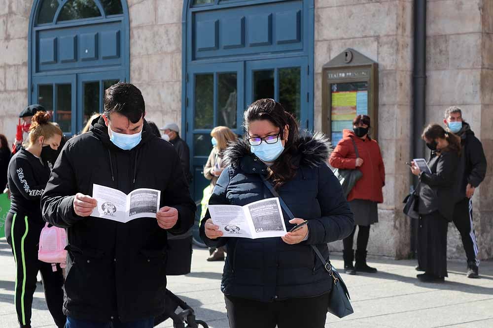 Manifestación contra la privatización de la sanidad en Burgos.