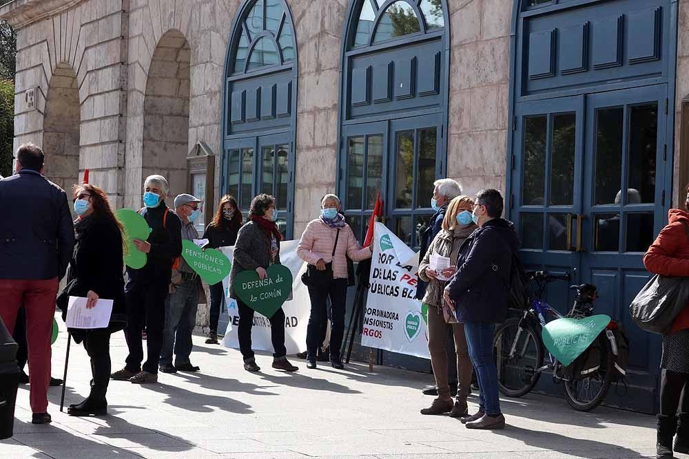 Manifestación contra la privatización de la sanidad en Burgos.