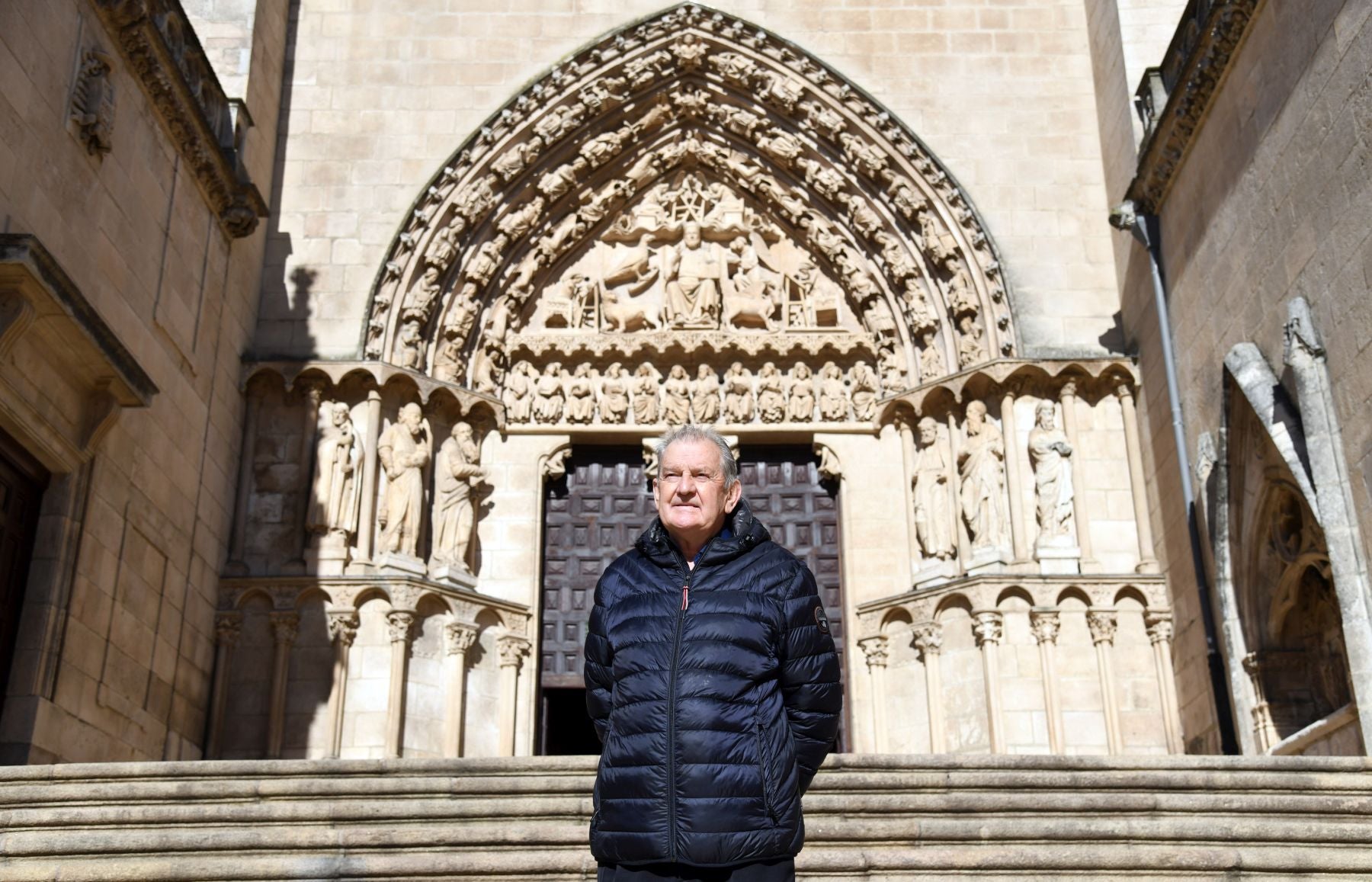 Fotos: Pablo González, presidente del Cabildo de la catedral de Burgos