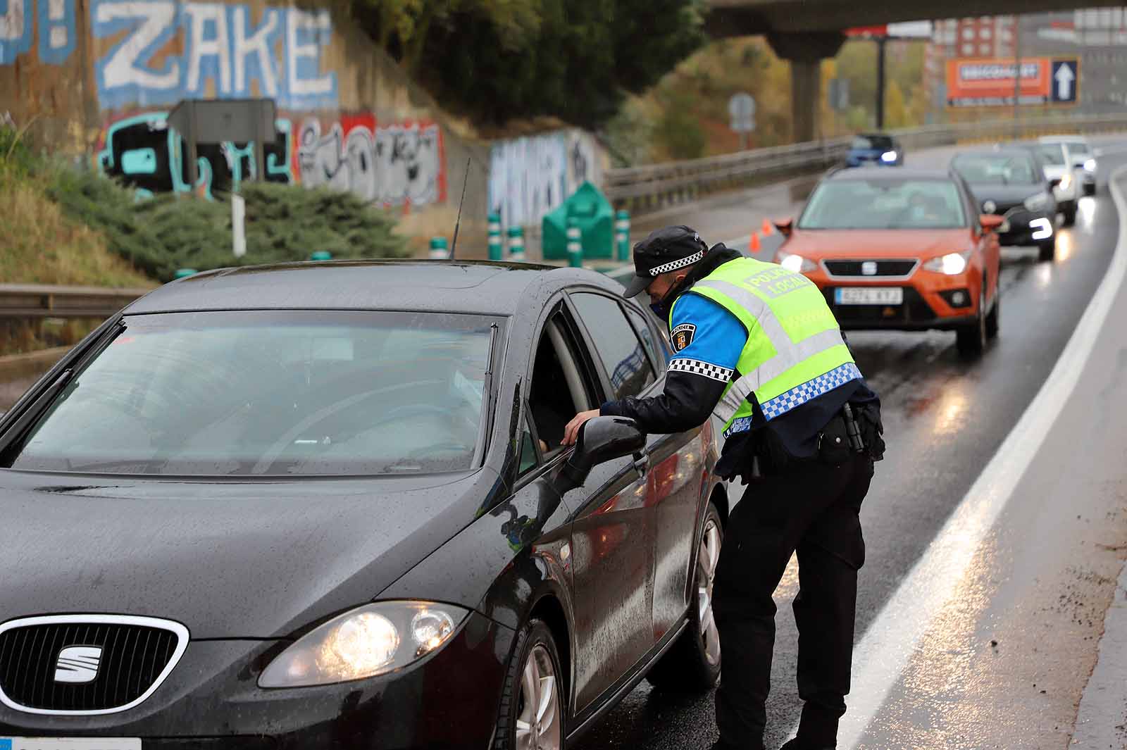 Fotos: Prmer día de controles en las carreteras de Burgos